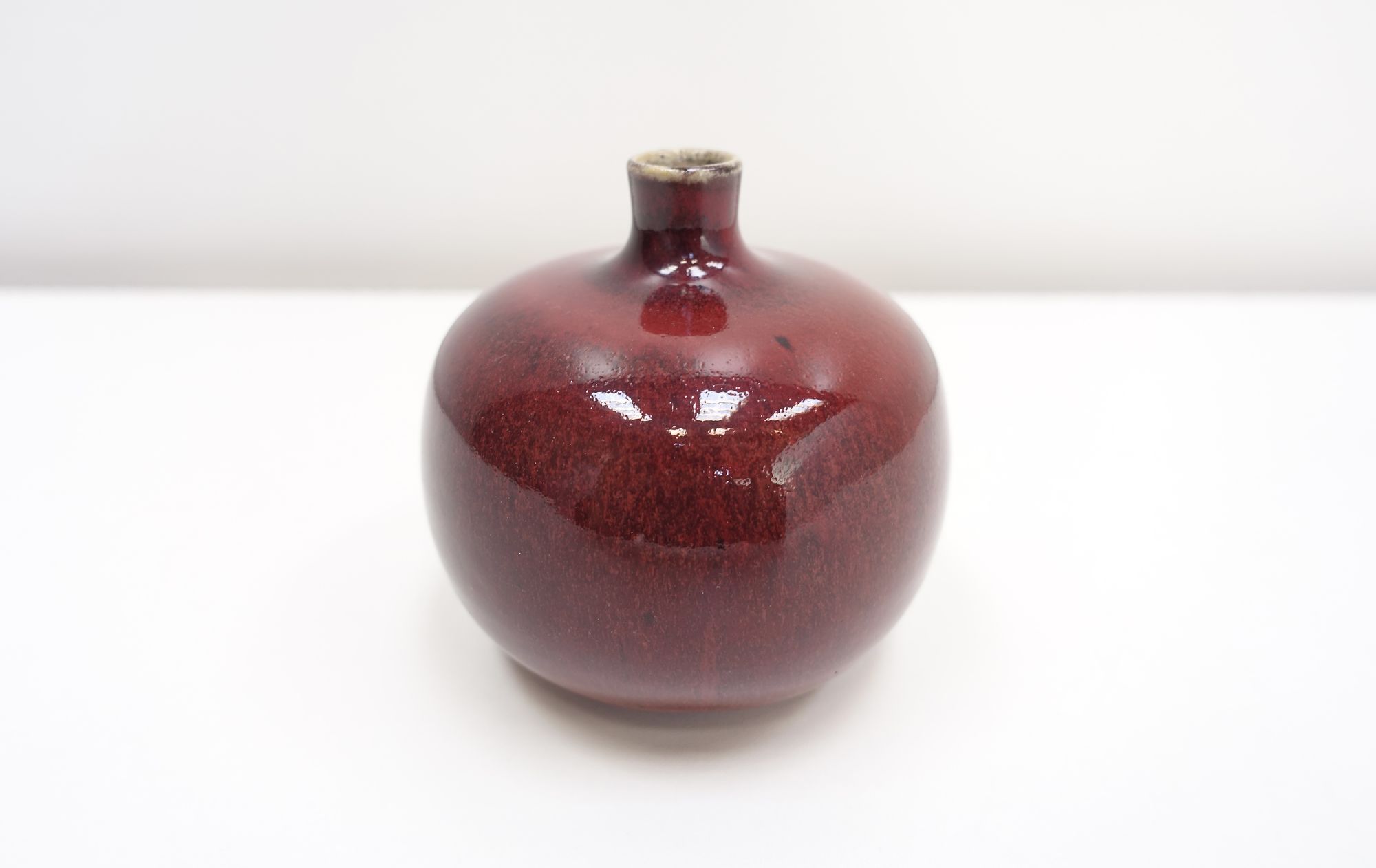 Edouard Chapallaz Swiss ceramic vase 70s
