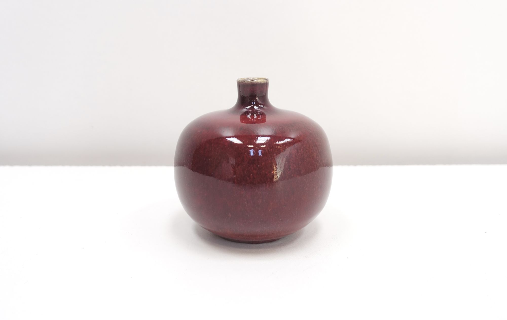 Edouard Chapallaz Swiss ceramic vase 70s