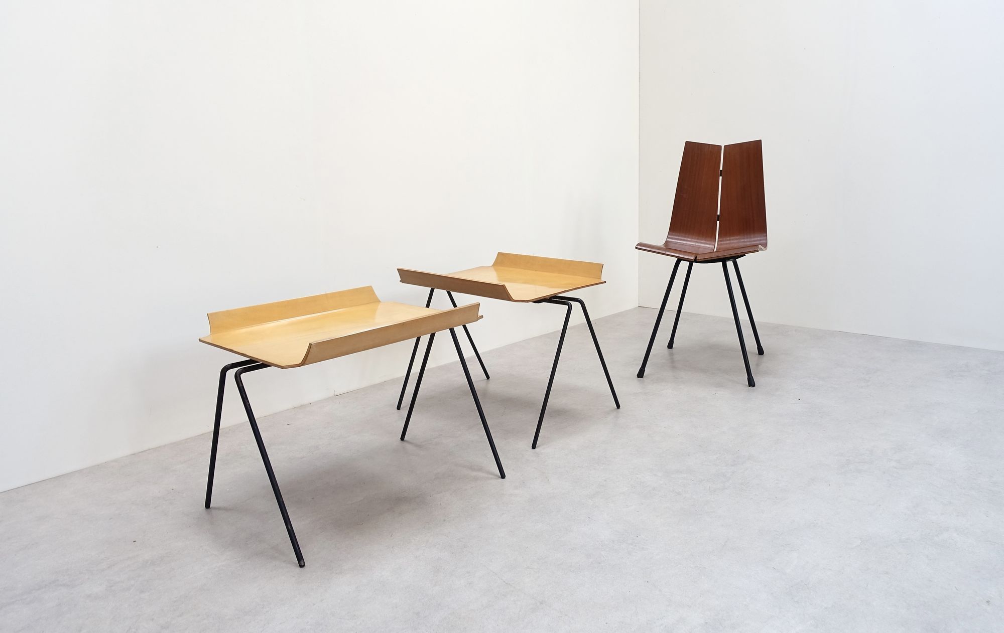 Swiss coffee table design Hans Bellmann Horgen Glarus 50s