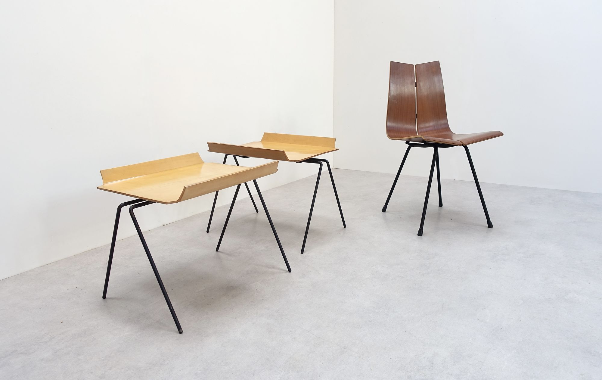 Hans Bellmann chair Swiss design 50s