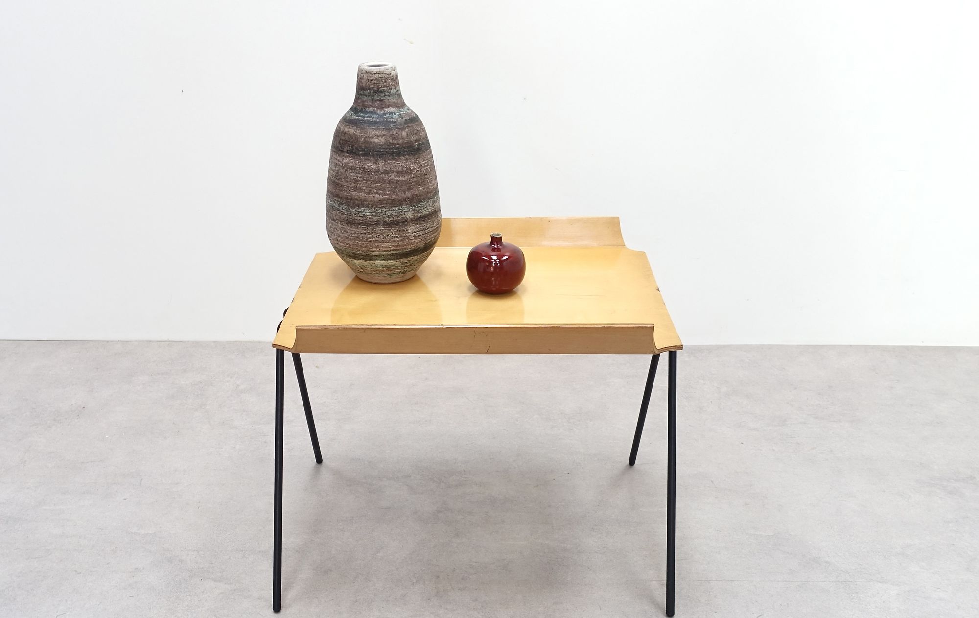 Edouard Chapallaz Swiss ceramic vase 70s