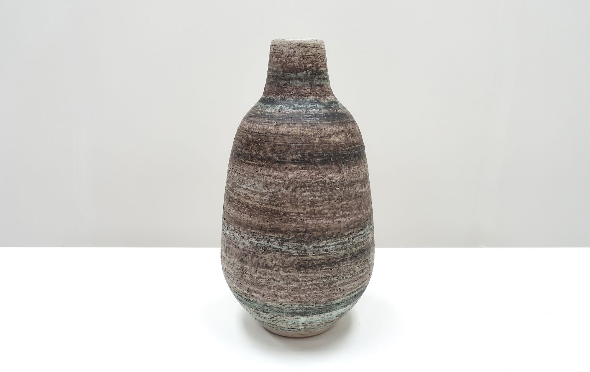 Swiss ceramic vase Gustav Speorri 60s