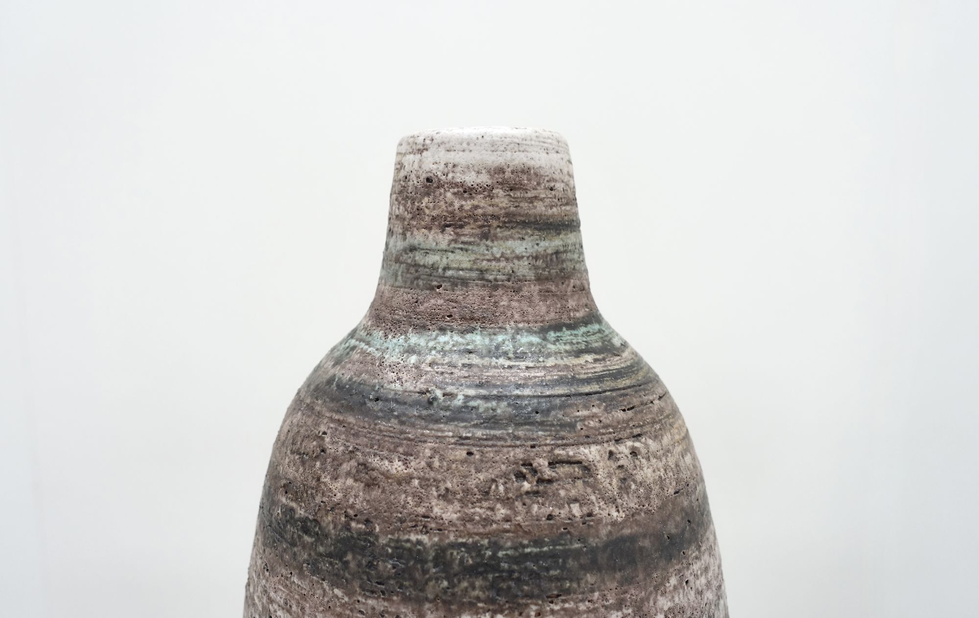 Swiss ceramic vase Gustav Speorri 60s