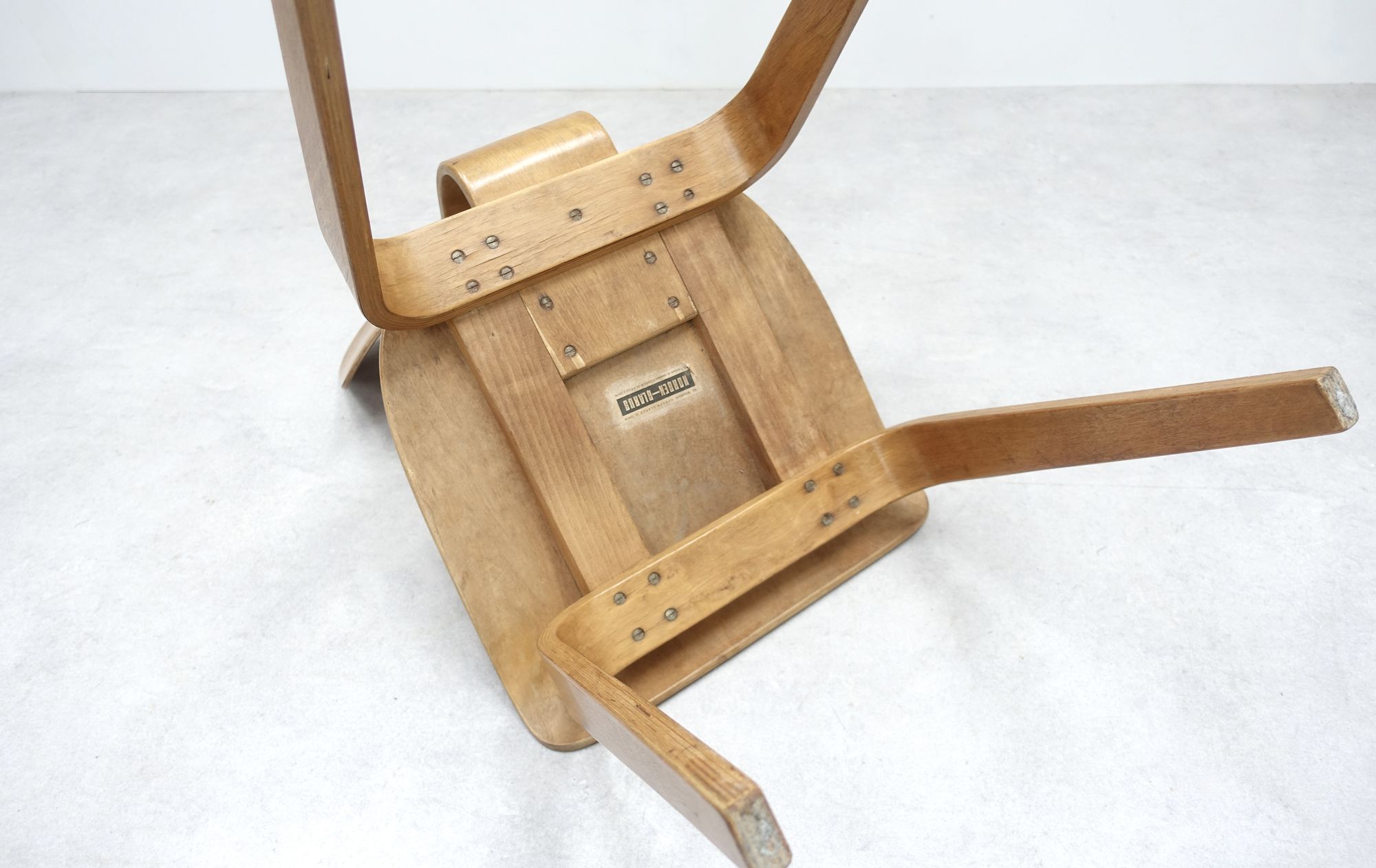 Plywood chair Horgen Glarus Swiss 50s