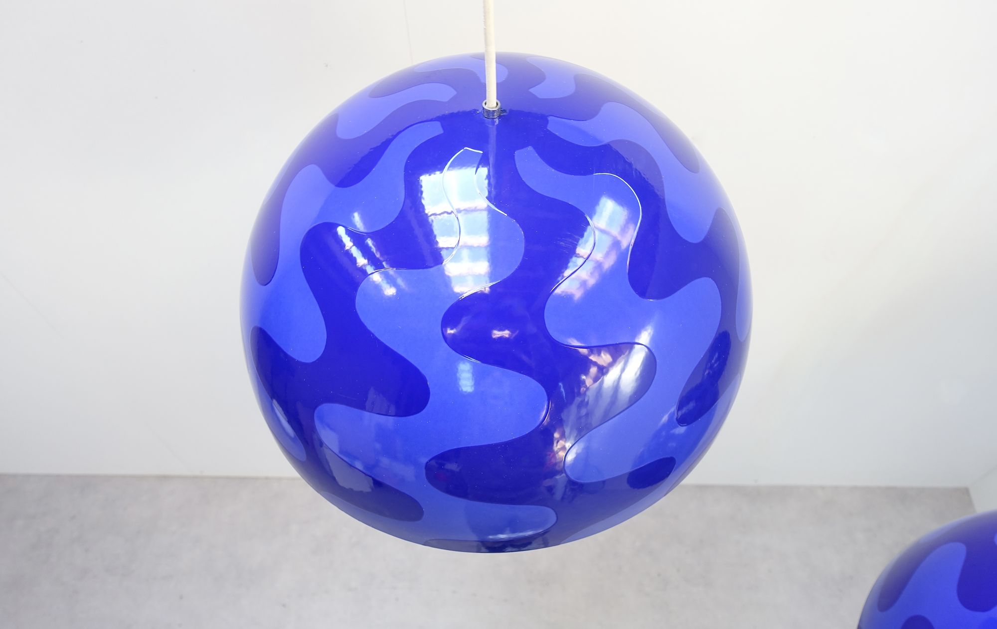 big flower pot lamps Verner Panton Pouslen 70s