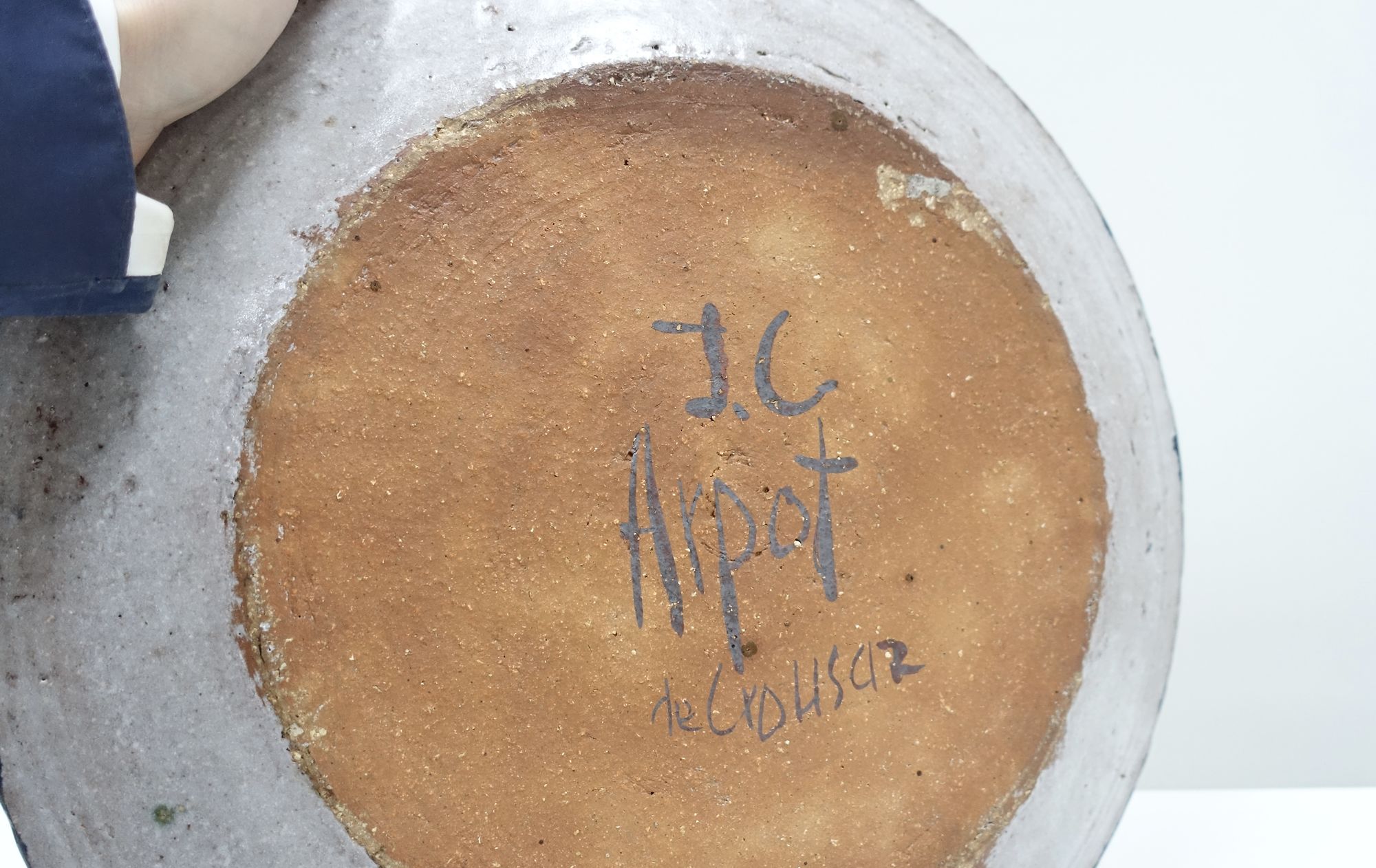 ceramic dish Jean-Claude de Crousaz 