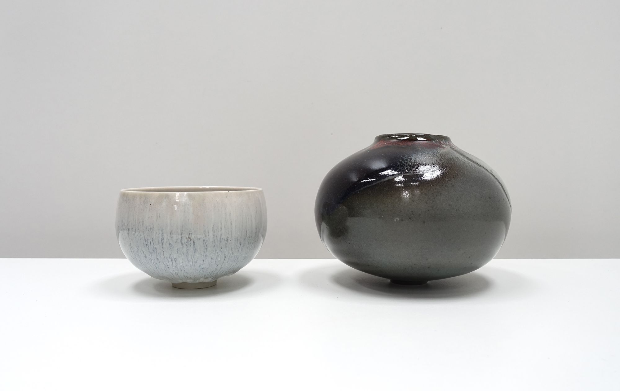 ceramic bowl Jean Girel  and ceramic vase René Ben Lisa