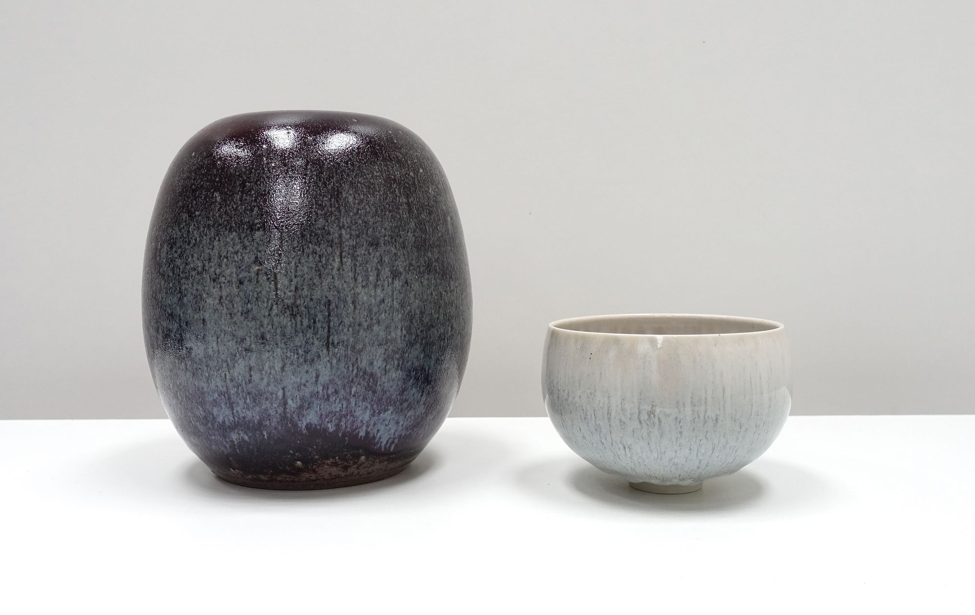 ceramic bowl Jean Girel  and ceramic vase Edouard Chapallaz