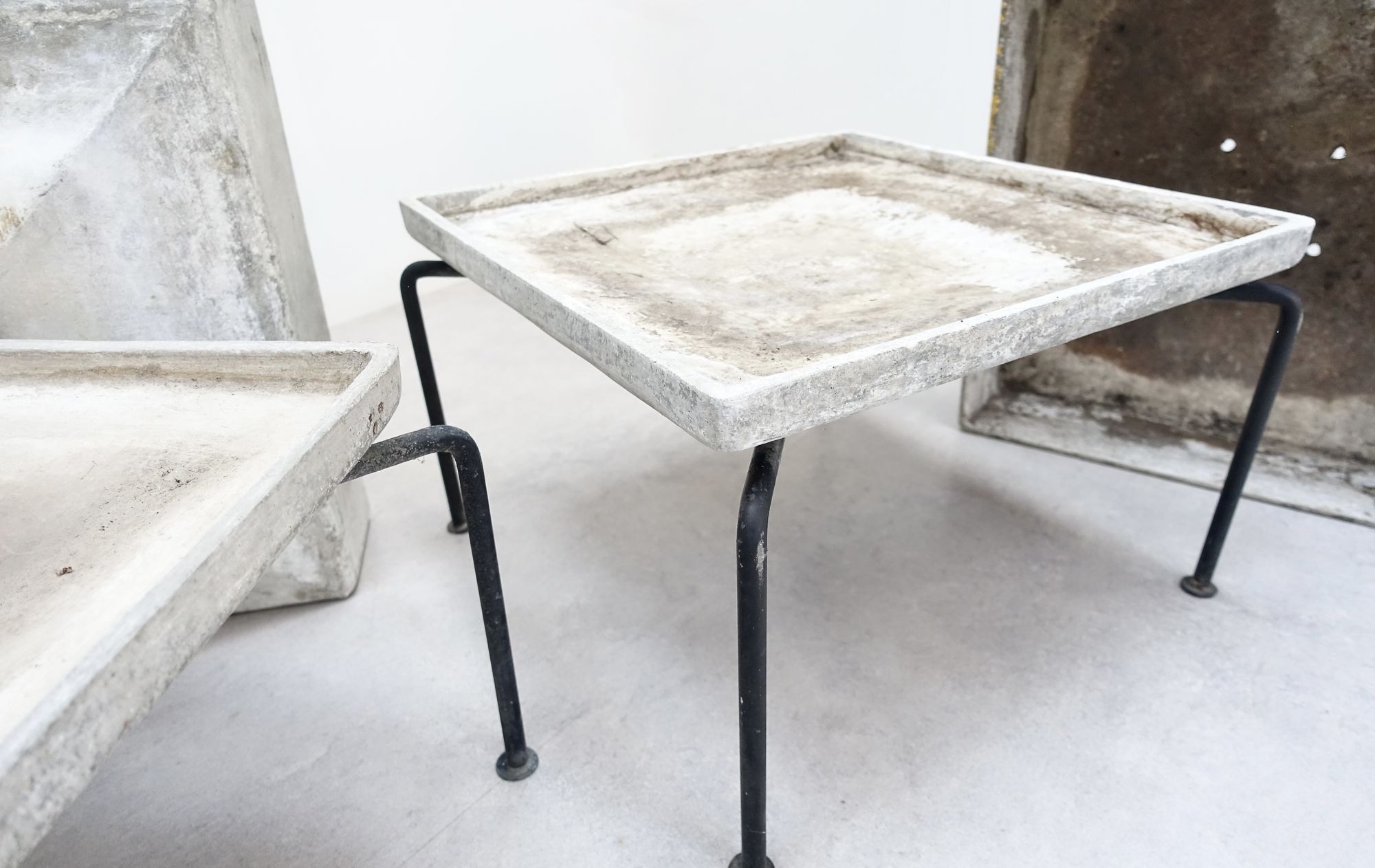 flower pots Bruno Rey 60s Eternit AG Swiss design