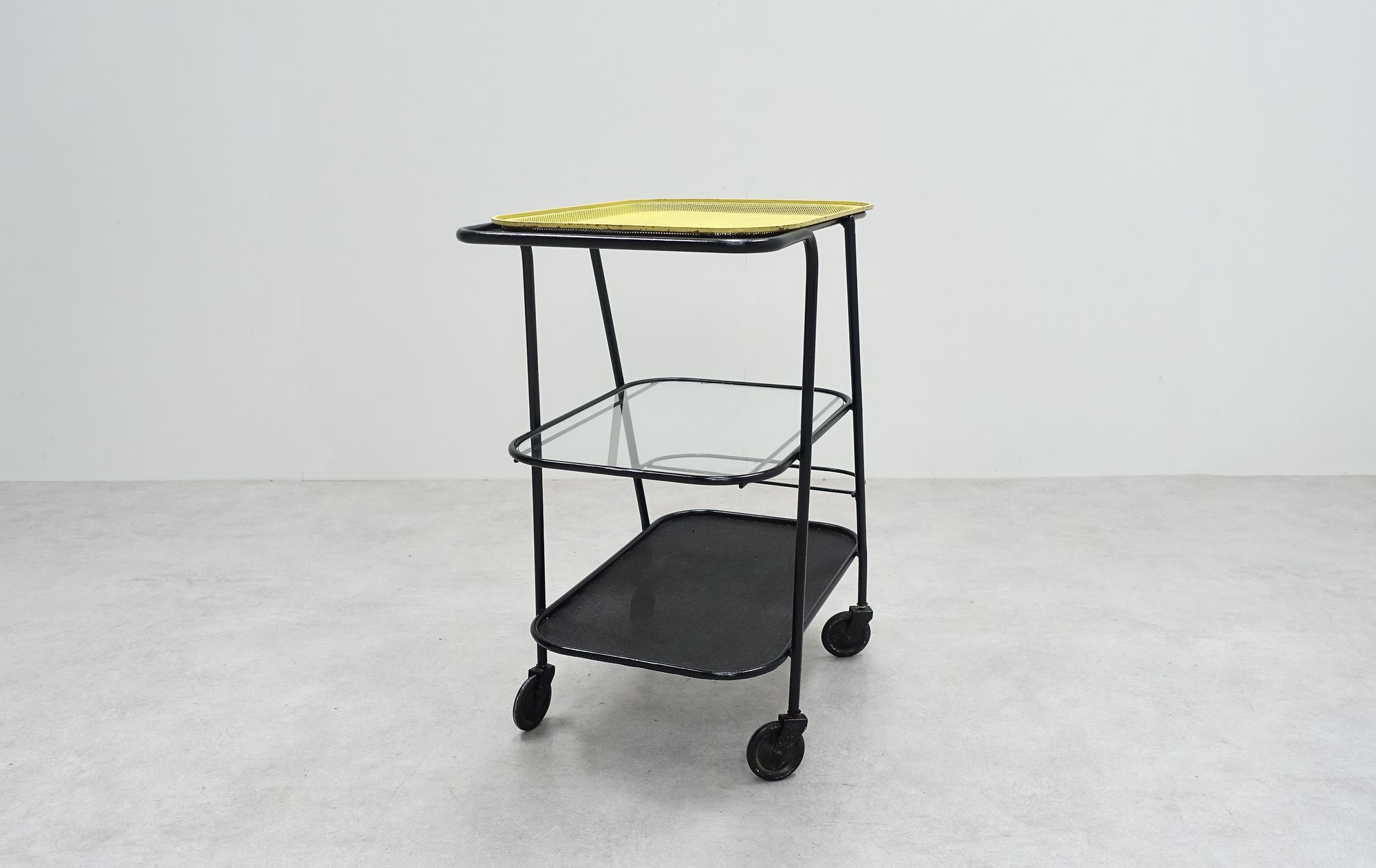 service cart Mathieu Matégot 50s