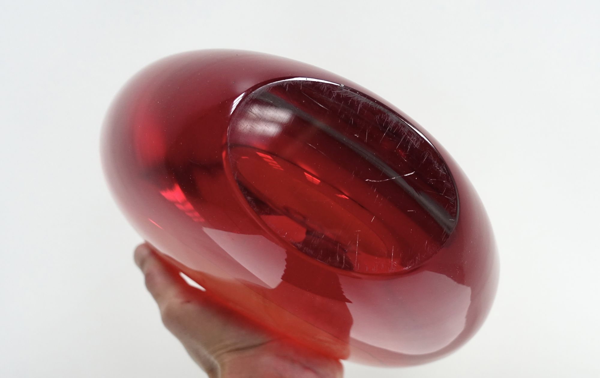 Sommerso glass vase Flavio Poli Seguso Vetri d'Arte 50s