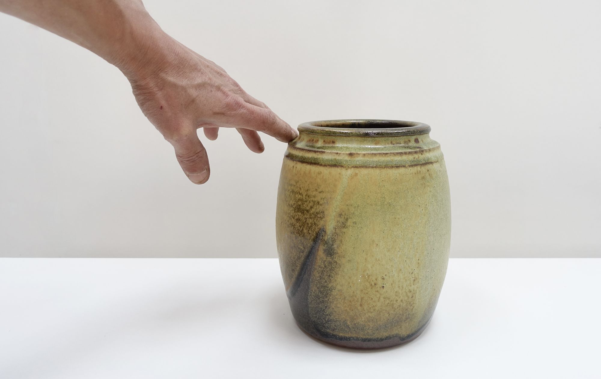 ceramic vase Edouard Chapallaz 70s swiss ceramic