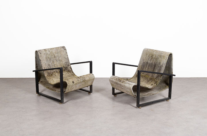 Willy Guhl Loop chairs