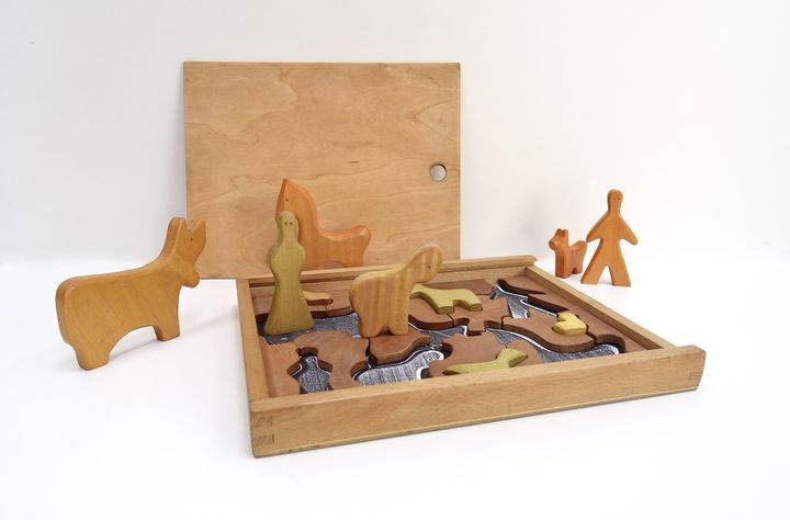 Antonio Vitali Swiss wooden toy 50s