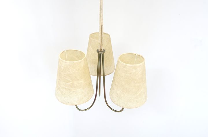 Brass pendant lamp B.A.G. swiss 50s