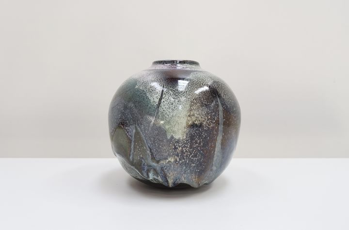 ceramic vase René Ben Lisa 80s French artist